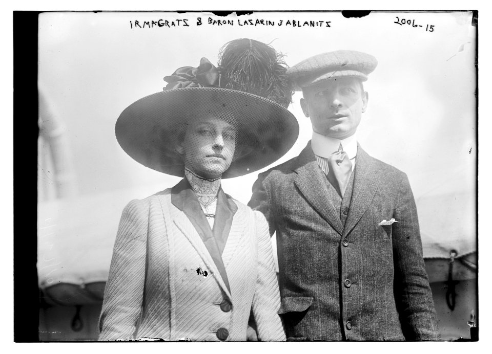 Irma Grats and Baron Lasarin Jablanits LCCN2014687939