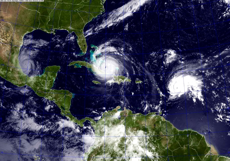 Irma, Jose and Katia 2017-09-08 1445Z
