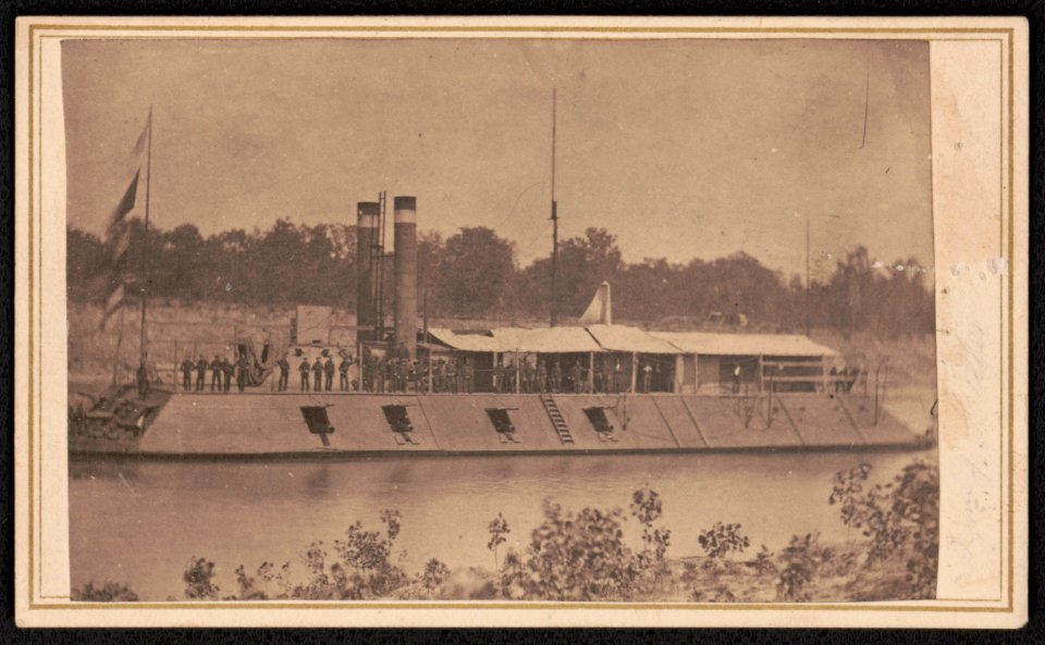 Ironclad gunboat USS Louisville on the Red River) - Photographed by McPherson & Oliver, No. 132 Canal Street, New Orleans LCCN2016646170