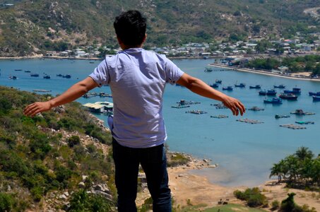 Ninh thuan vinh hy coast photo