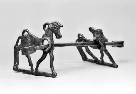 Iranian - Horse Bit in the Shape of Horses - Walters 542427