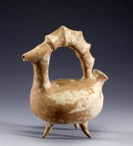 Iranian - Ibex-Shaped Vessel - Walters 482228 - Three Quarter Left