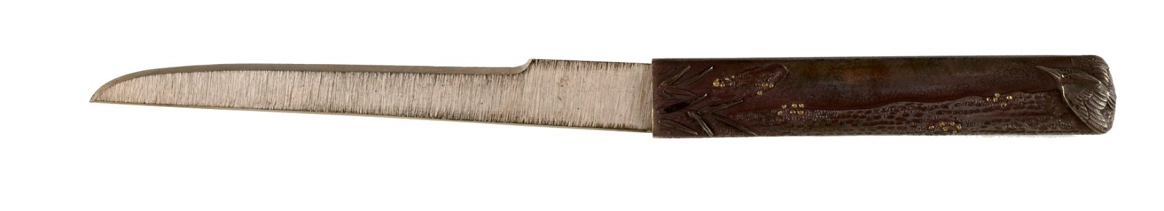 Ishiguro Koreyoshi - Kozuka with Bird and Stream - Walters 5112873