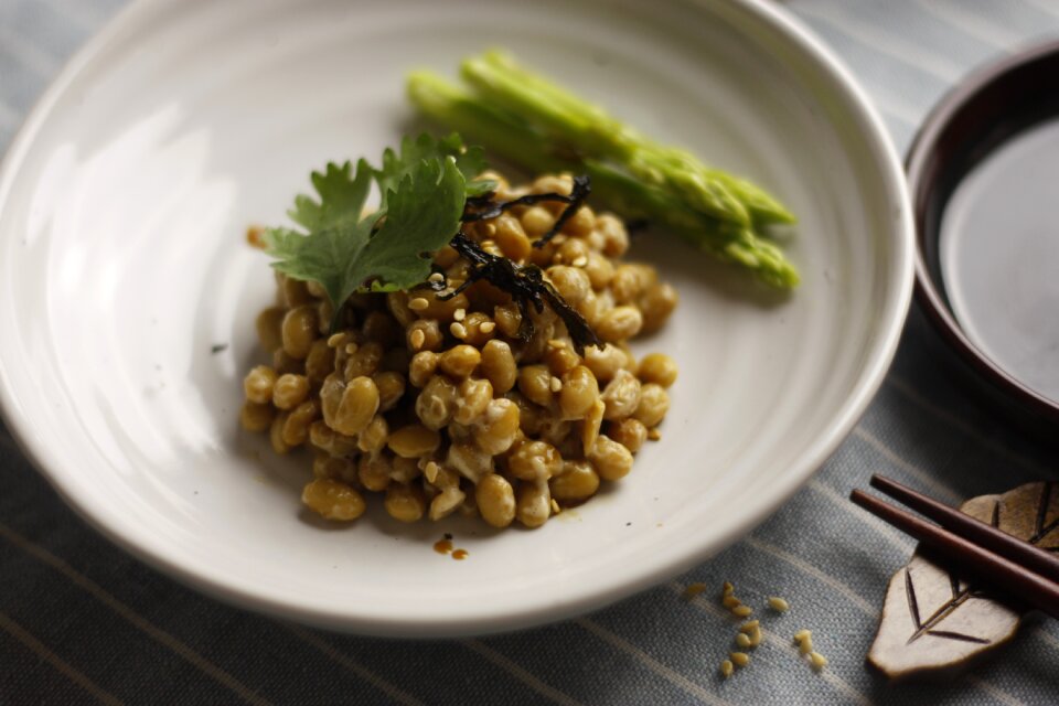 Healthy food natto a delicious side dish