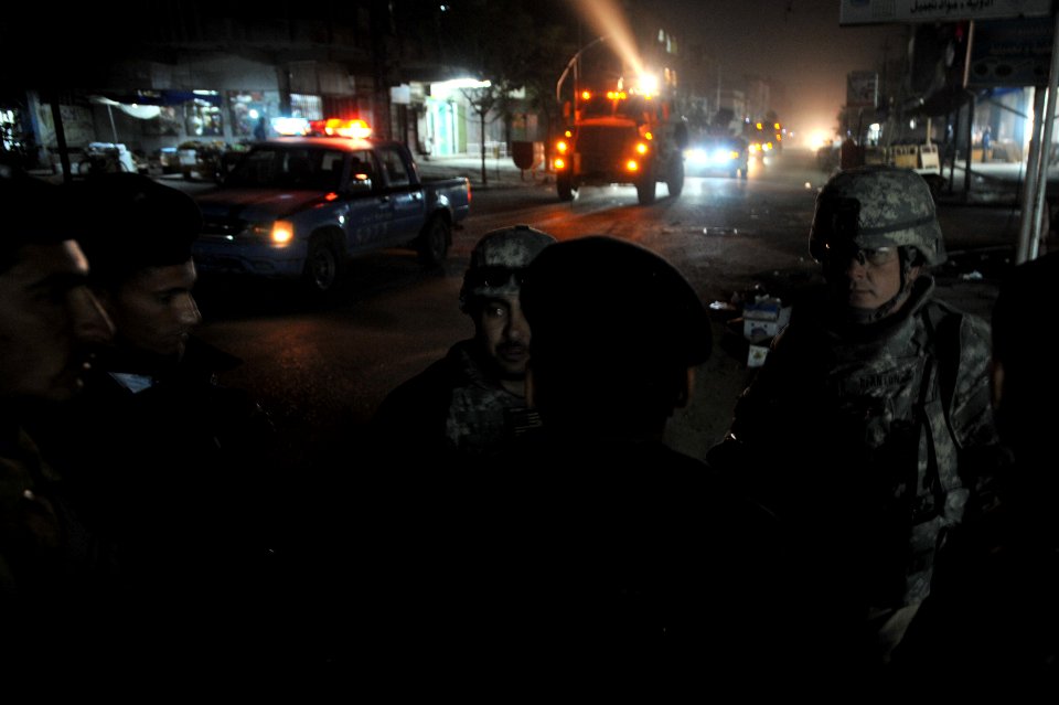 Iraqi police patrol Sadiah DVIDS142067