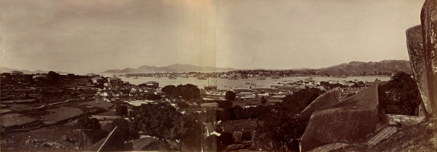 Island of Koolansoo and Amoy by Lai Afong, c1870 photo