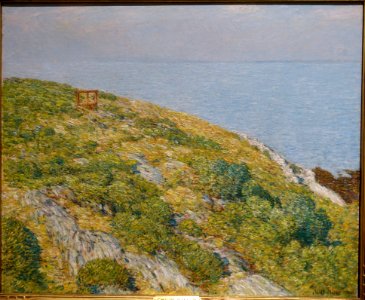 Isles of Shoals, by Frederick Childe Hassam, 1915, oil on canvas - Portland Museum of Art - Portland, Maine - DSC04176