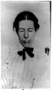 Isma Martin, half-length portrait of criminal for police identification purposes, seated, facing front LCCN90707635