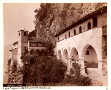 Isola Santa Caterina del Sasso, Lago Maggiore - Hallwylska museet - 107327