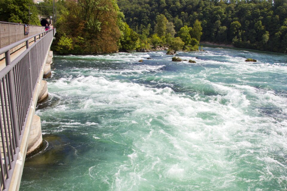 River water mass foaming