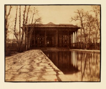 Ispahan, palais des Quarante colonnes Chihil Sotun