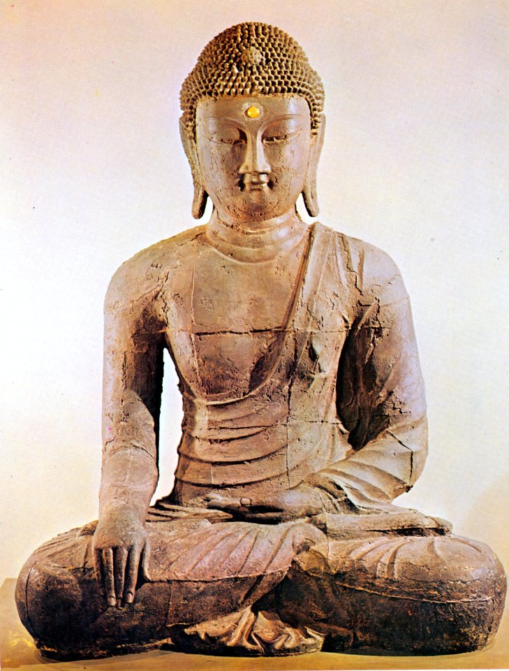 Iron Seated Sakyamuni Buddha from Hasachang-dong, Hanam