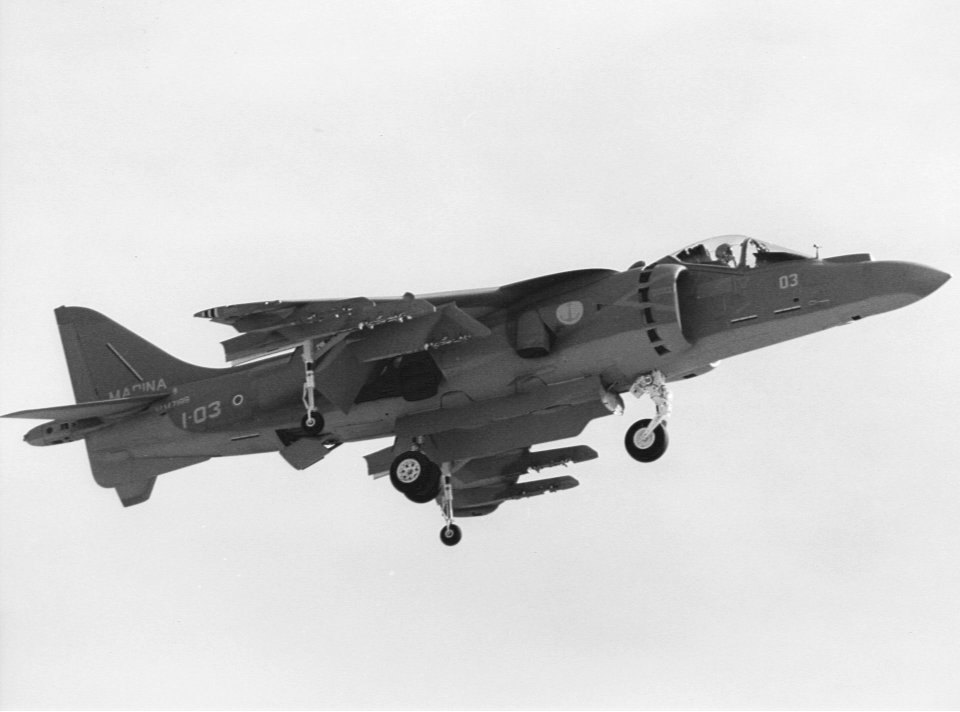Italian AV-8B Harrier in flight 1994