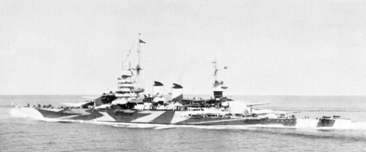 Italian battleship Caio Duilio surrendering at Malta on 9 September 1943