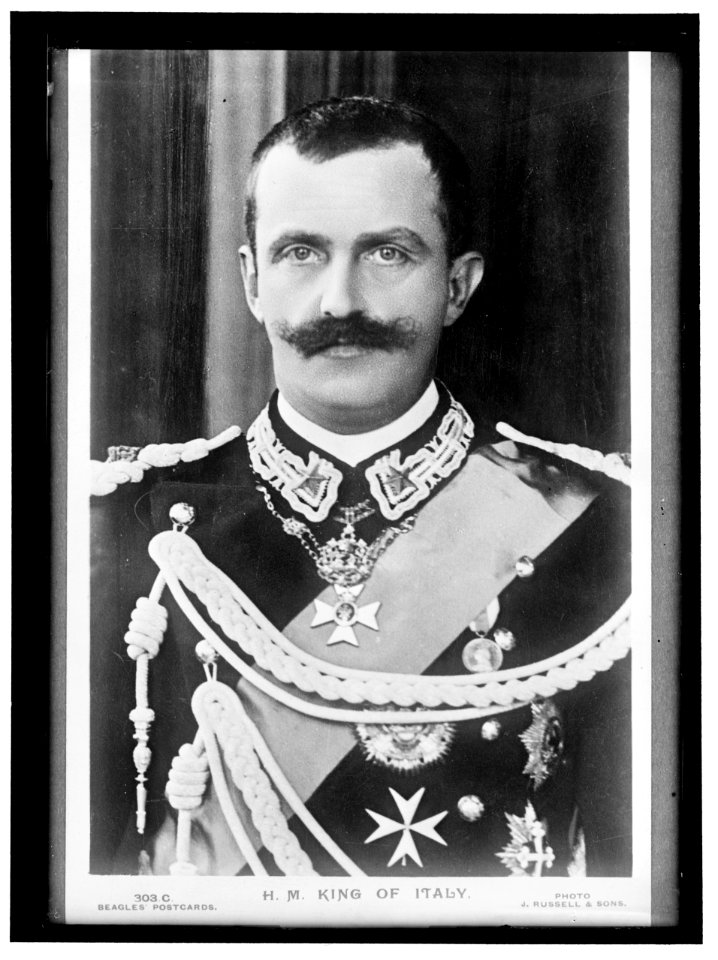 ITALIAN ROYAL FAMILY. KING VICTOR EMANUEL LCCN2016865816