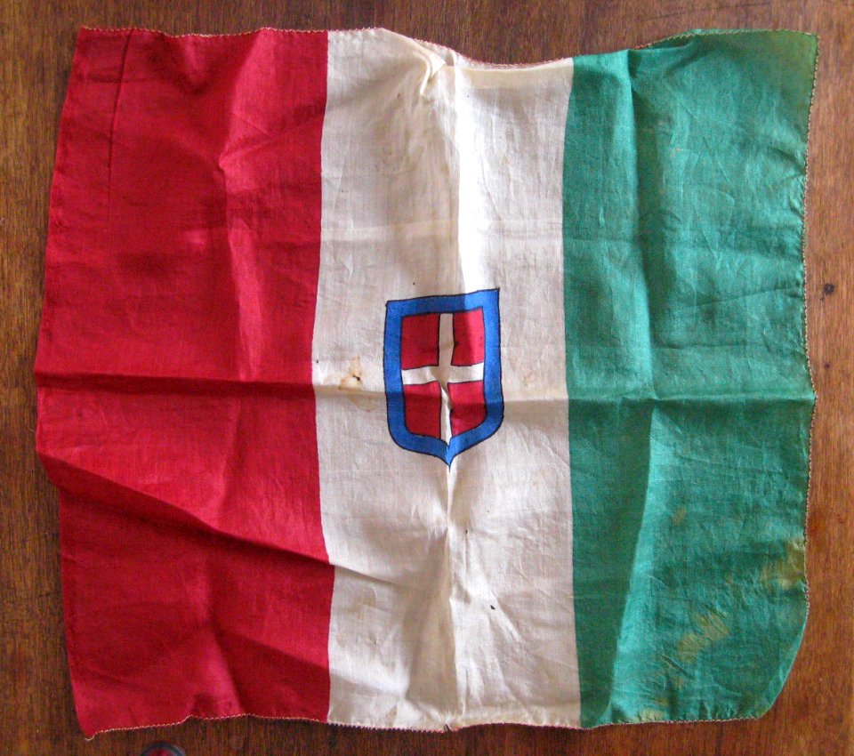 Italian Silk Flag, item 1