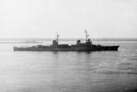 Italian training cruiser Raimondo Montecuccoli (C552) off Philadelphia in 1958