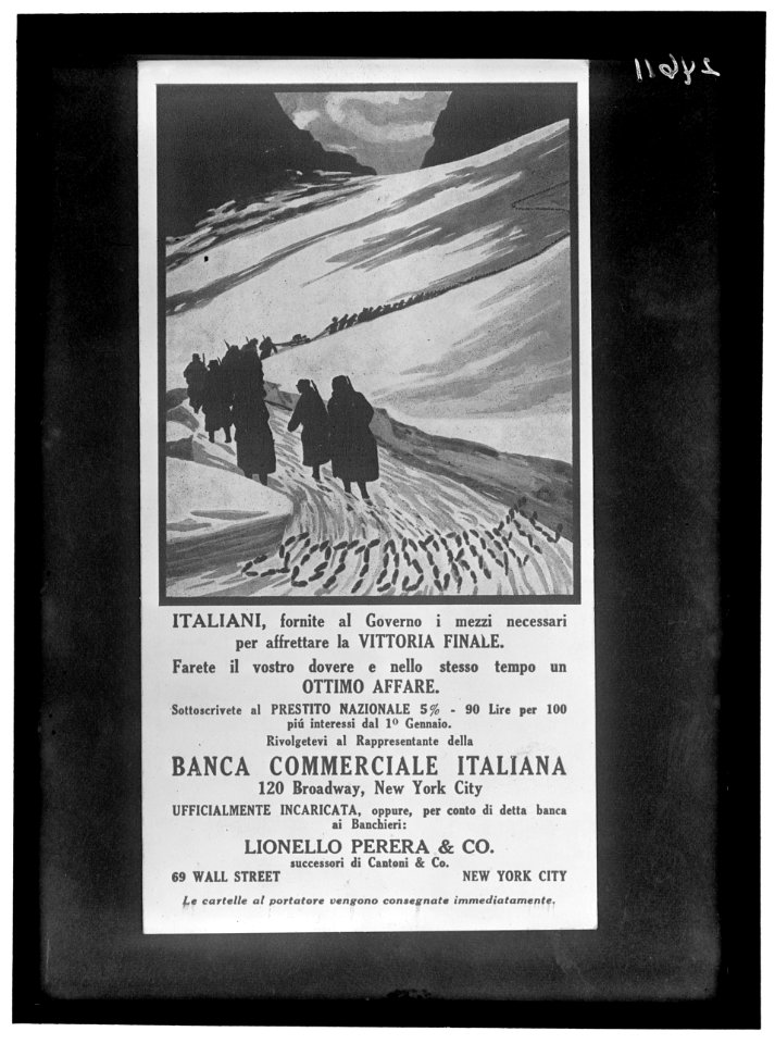 ITALIAN WAR POSTERS LCCN2016869179