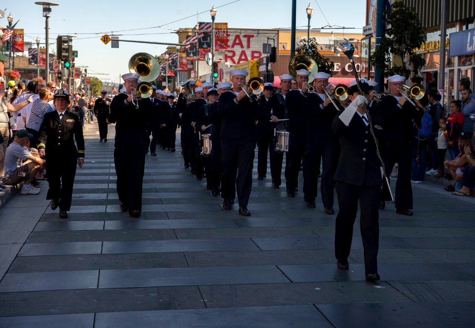 Italian-American Heritage Parade during San Francisco Fleet Week 2014 141012-N-MD297-065