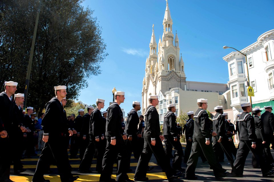 Italian-American Heritage Parade during San Francisco Fleet Week 2014 141012-N-MD297-216