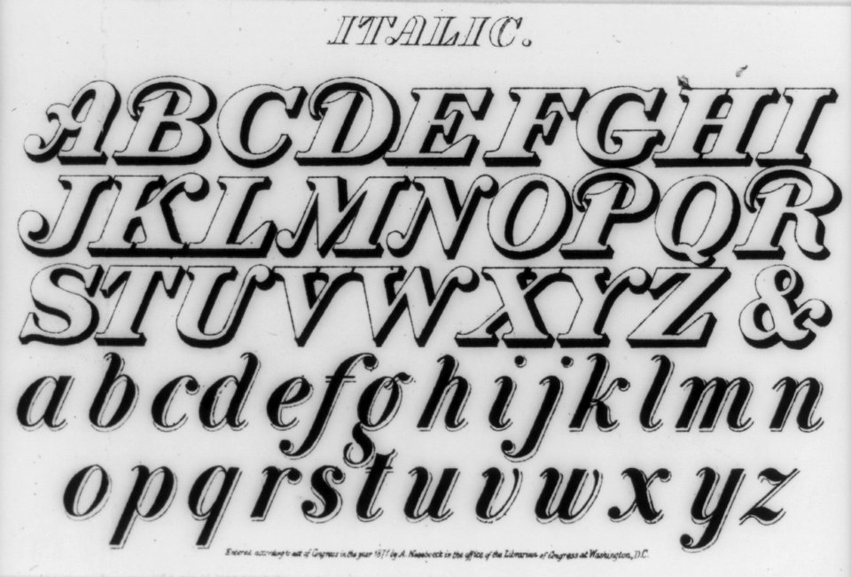 Italic alphabet LCCN2016650787