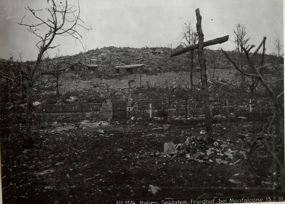 Italien. Soldaten-Friedhof bei Monfalcone 13.2.18. (BildID 15614832)