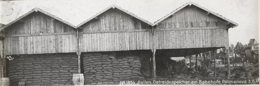 Italien.Getreidespeicher am Bahnhofe Palmanova 3.11.17. (BildID 15609405)
