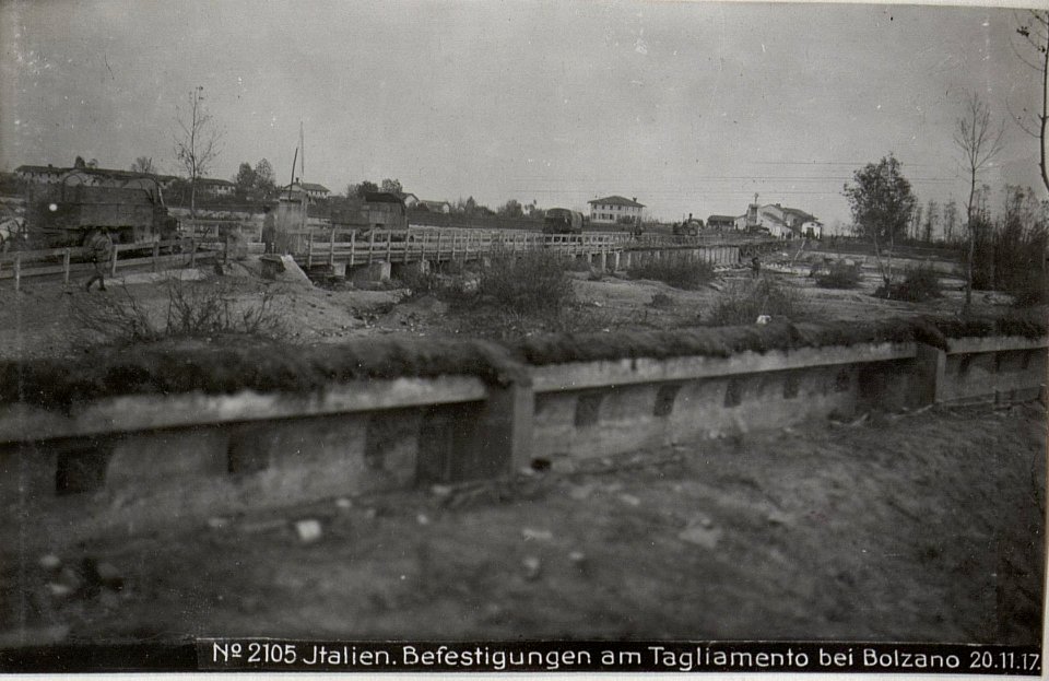 Italien.Befestigungen am Tagliamento bei Bolzano 20.11.17. (BildID 15611563)