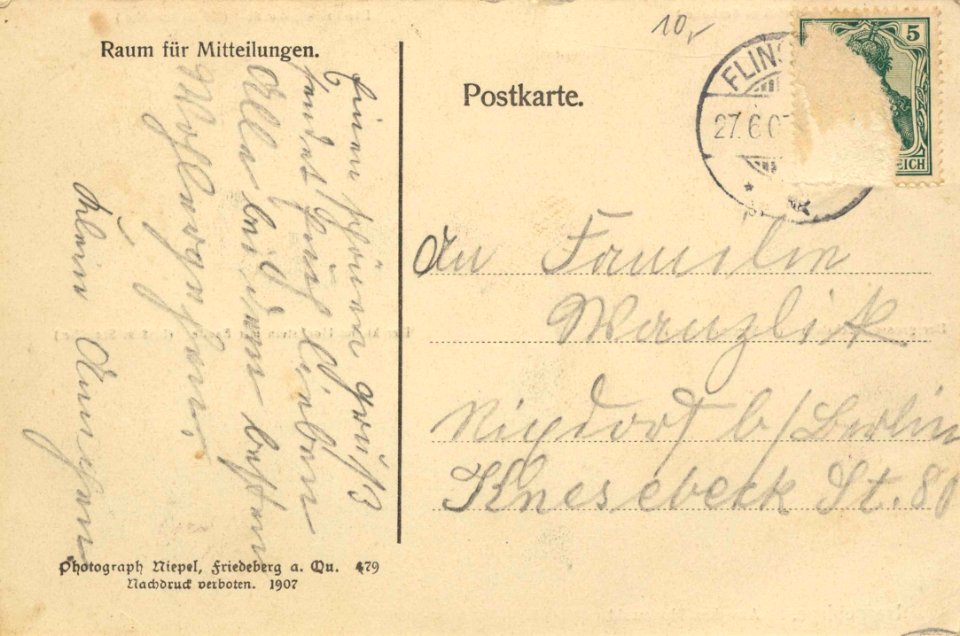 Isergebirge, Schlesien - Forsthaus im Walde; Ludwigsbaude; Großer Hochstein (back) (Zeno Ansichtskarten)
