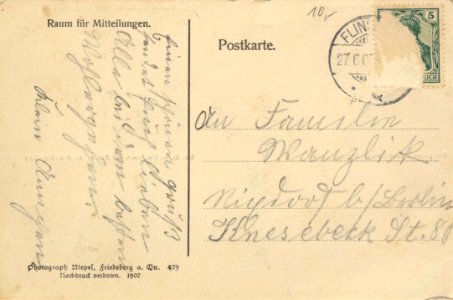 Isergebirge, Schlesien - Forsthaus im Walde; Ludwigsbaude; Großer Hochstein (back) (Zeno Ansichtskarten)