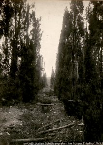 Italien.Schützengraben im Görzer Friedhof 26.5.18. (BildID 15618881)