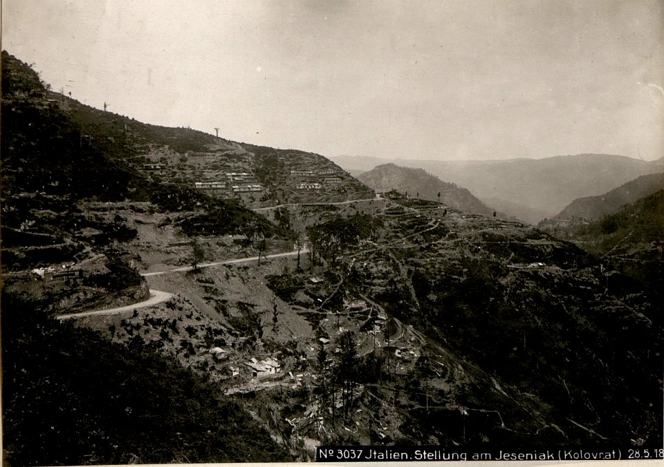 Italien.Stellung am Jeseniak (Kolovrat) 28.5.18. (BildID 15618895)