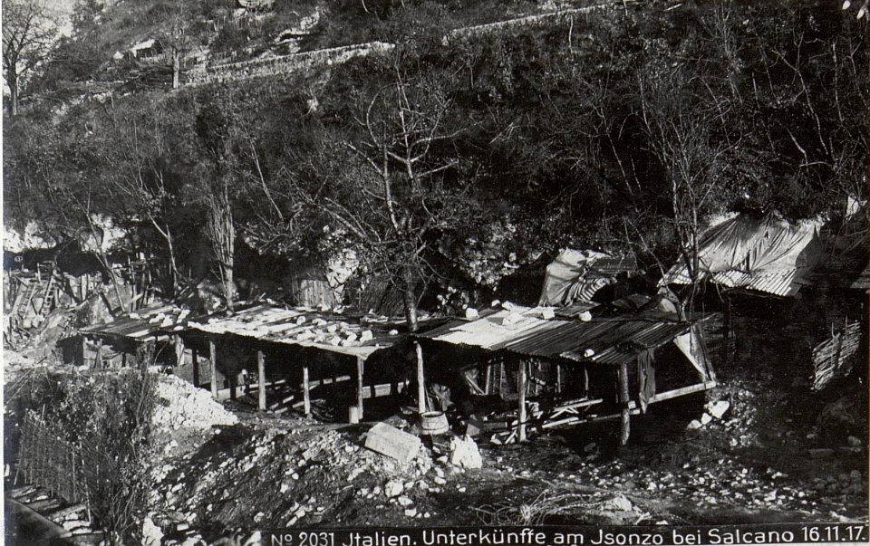 Italien.Unterkünfte am Isonzo bei Salcano 16.11.17. (BildID 15611045)