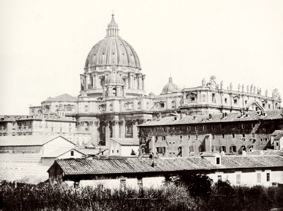 Italienischer Photograph - Die Peterskirche von Süden (Zeno Fotografie)