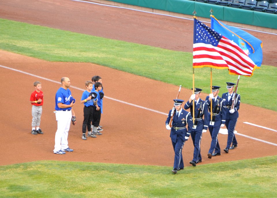 Isotopes military appreciation night (110521-F-WV904-094)