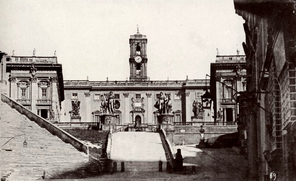 Italienischer Photograph um 1852 - Das Kapitol (Zeno Fotografie)