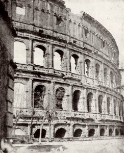 Italienischer Photograph um 1860 - Das Colosseum von Nordwesten (Zeno Fotografie) photo
