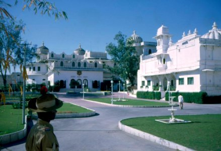 Island Palace on Lake Pichola in India in 1962 (6) photo