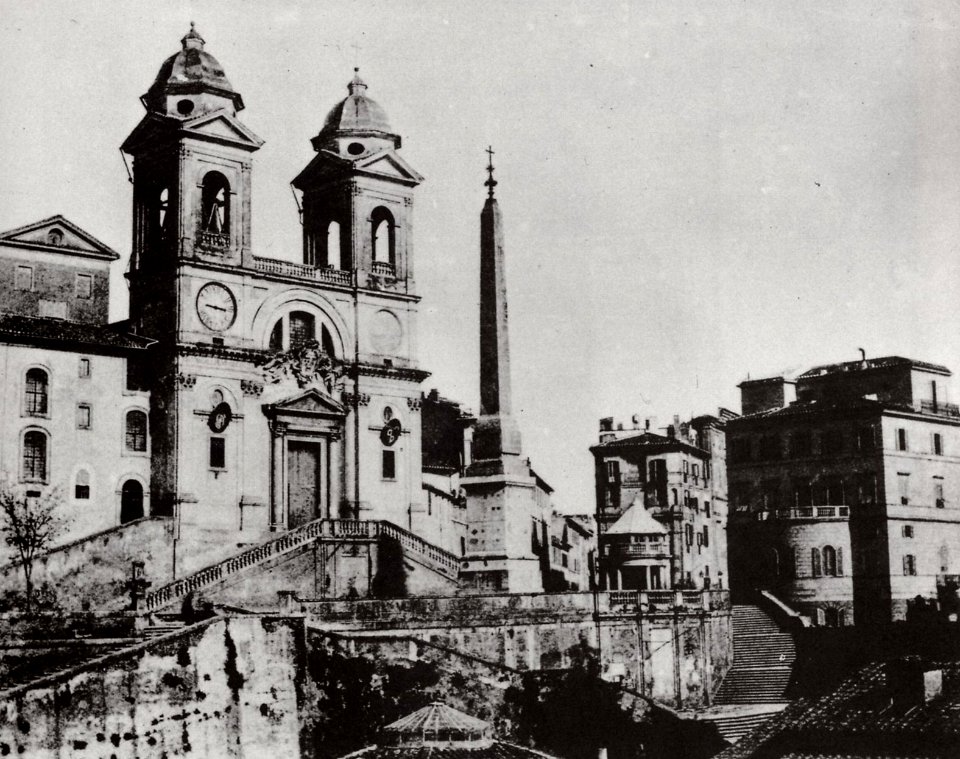 Italienischer Photograph um 1860 - SS. Trinità dei Monti (Zeno Fotografie)
