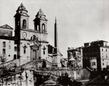 Italienischer Photograph um 1860 - SS. Trinità dei Monti (Zeno Fotografie) photo