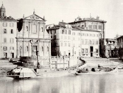 Italienischer Photograph um 1865 - Der Porto di Ripetta (Zeno Fotografie) photo