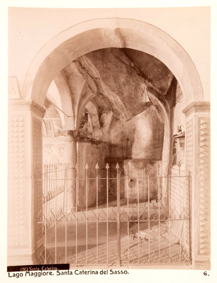 Isola Santa Caterina del Sasso, Lago Maggiore - Hallwylska museet - 107326