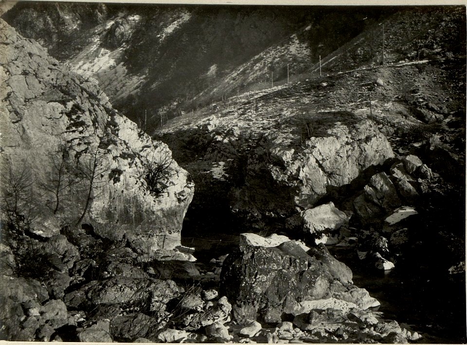 Isonzosperre bei Kerschowetz. (BildID 15468529)
