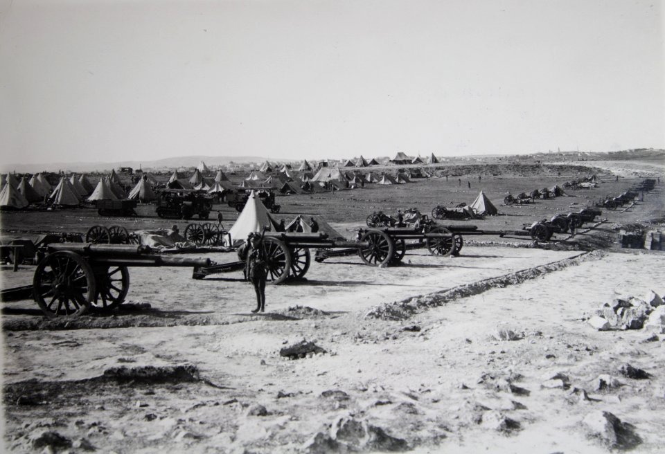 Israel in World War I - British artillery unit H OP 043