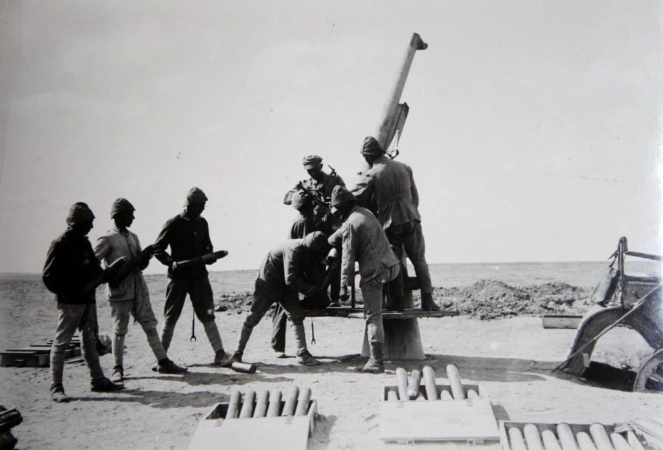 Israel in World War I - Ottoman anti-aircraft cannon H OP 045