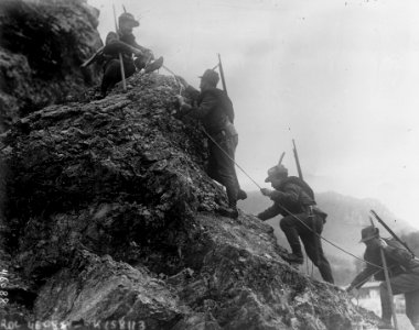 Italian alpine troops