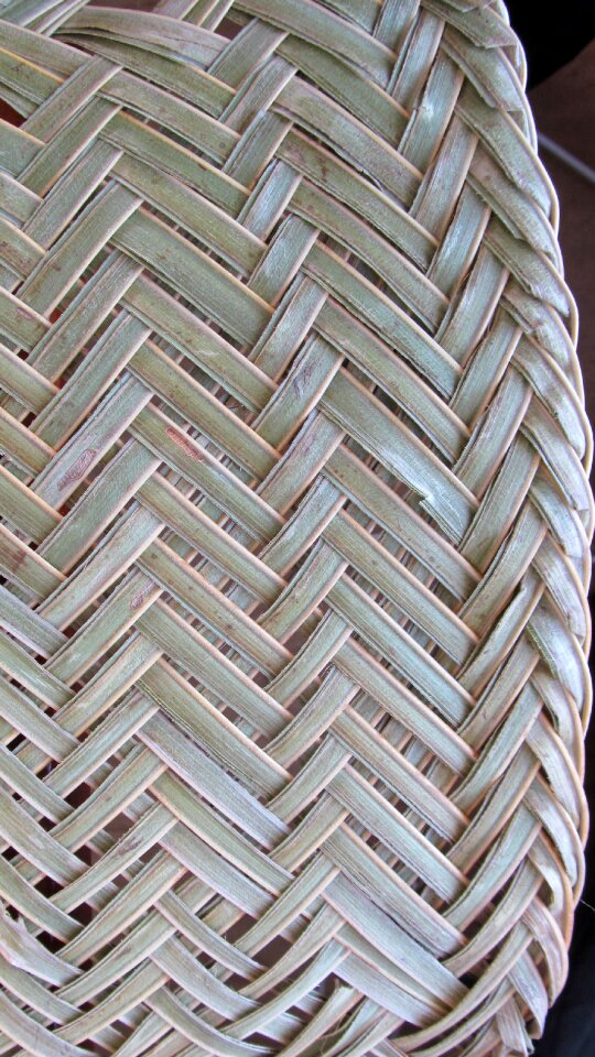 Basket weaving handicraft