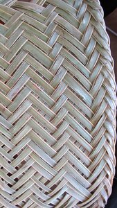 Basket weaving handicraft