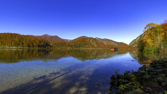 Upper austria bergsee almtal