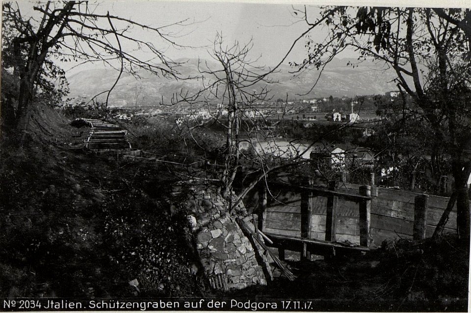 Italien.Schützengraben auf der Podgora 17.11.17. (BildID 15611066)